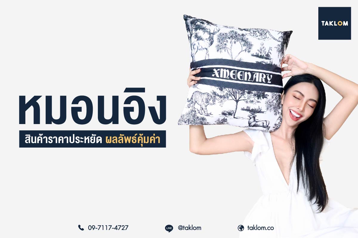 หมอนอิง สินค้าราคาประหยัด ผลลัพธ์คุ้มค่า